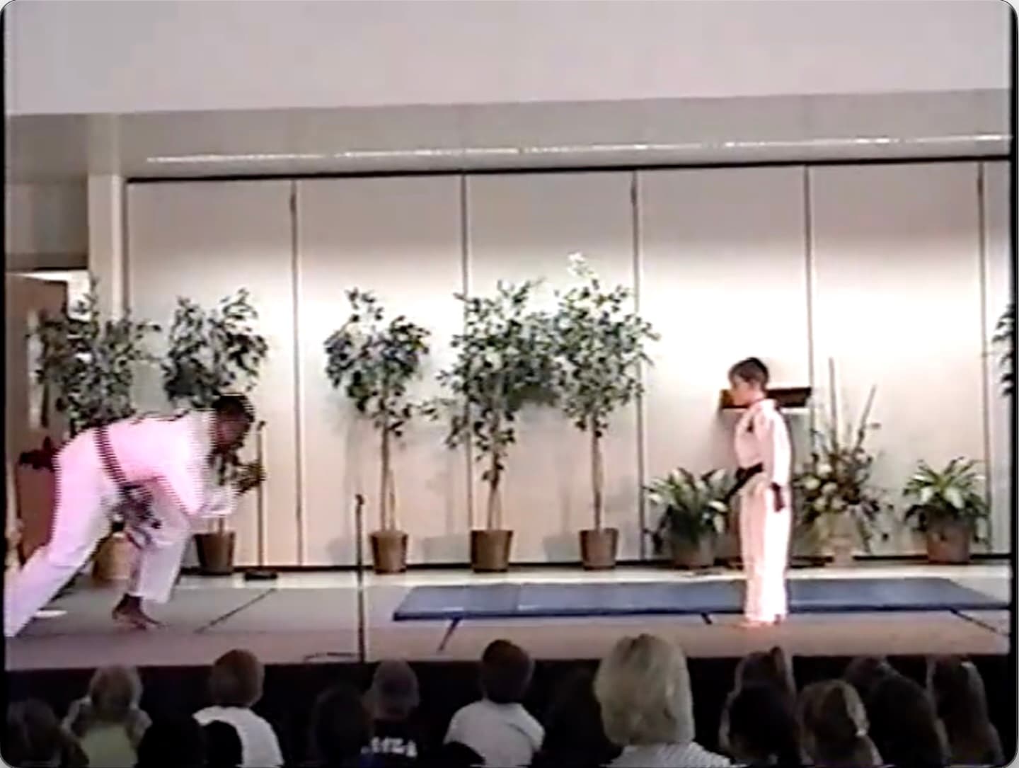 An outdoor family moment shown as a moving poster tile