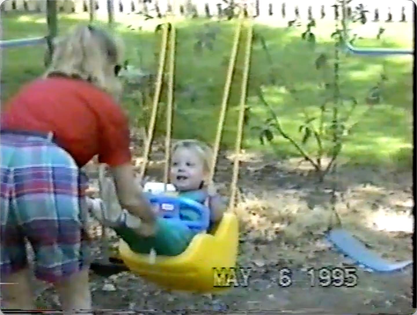 A family gathering memory represented as a hover-play video tile